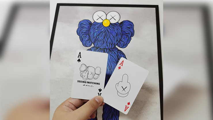 Kaws Seeing / Watching Black Edition Playing Cards