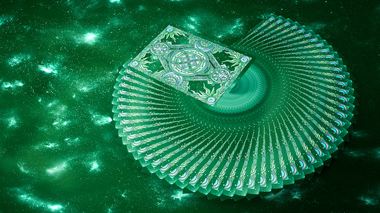 Zodiac (Libra) Luminous Edition Playing Cards by TCC