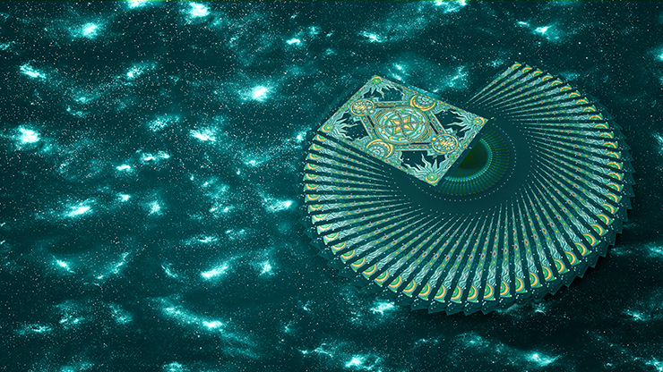 Zodiac (Aquarius) Luminous Edition Playing Cards by TCC