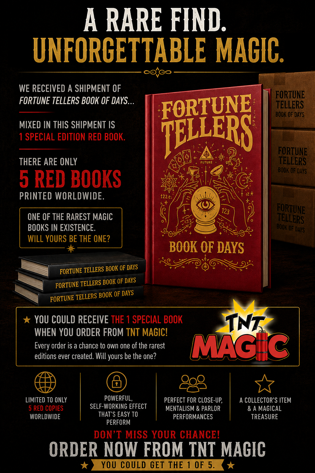 Fortune Tellers Book of Days by Murphy's Magic & Paul Green