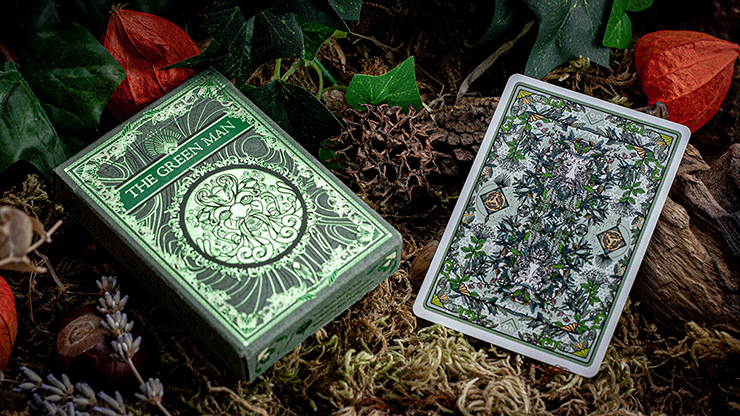 The Green Man Playing Cards (Autumn) by Jocu