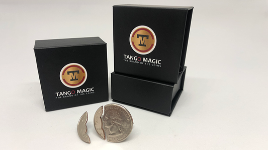 Bite Coin - US Quarter (Internal With Extra Piece) (D0045)by Tango - Trick