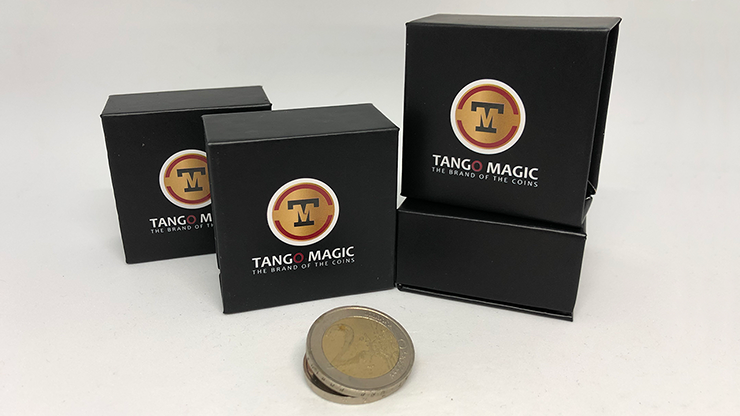 Expanded Shell Coin - (2 Euro, Steel Back) by Tango Magic - Trick (E0065)