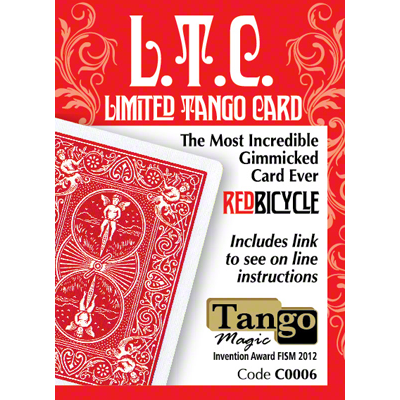 Limited Tango Card Red (T.L.C.) (C0006) by Tango - Trick