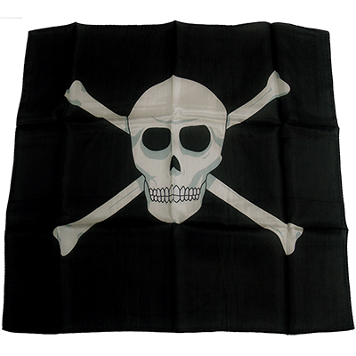 18 inch Skull Silk by Magic By Gosh