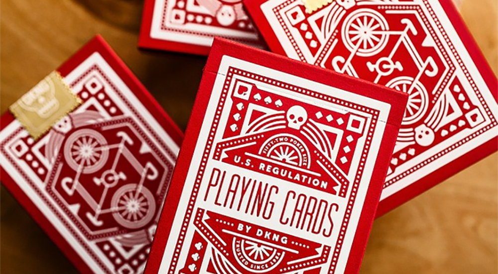 DKNG (Red Wheel) Playing Cards by Art of Play