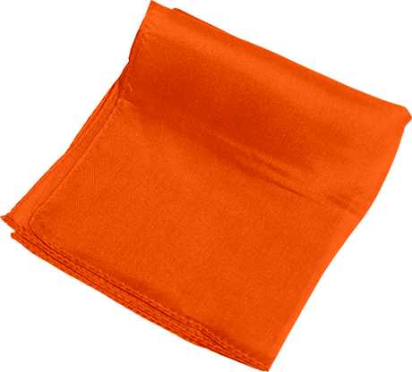 Silk 6 inch (Orange) Magic by Gosh - Trick