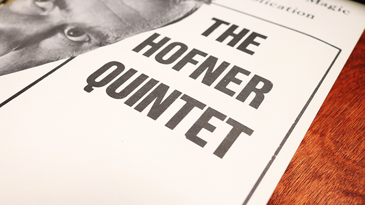 The Hofner Quintet by John Hofner - Book