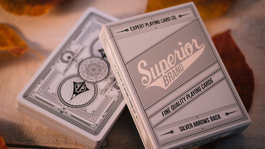 Superior Silver Arrow Playing Cards by Expert Playing Card Co