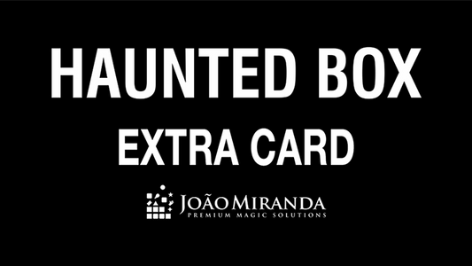 Haunted Box Extra Gimmicked Card (Red) by Jo?œo Miranda Magic - Trick