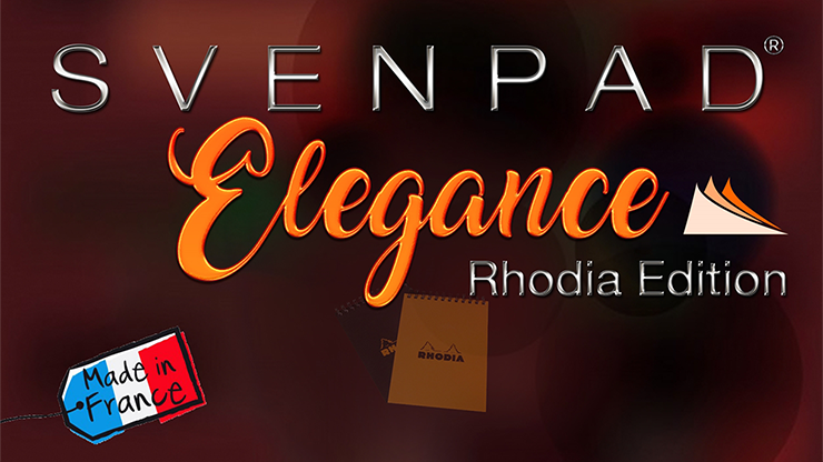 SvenPad?? Elegance Rhodia?? Edition (Single, Black Cover) - Trick