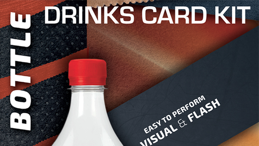 Drink Card KIT for Astonishing Bottle (Gimmick and Online Instructions) by Jo?œo Miranda and Ramon Amaral  - Trick