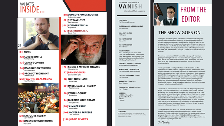 Vanish Magazine #38 eBook DOWNLOAD