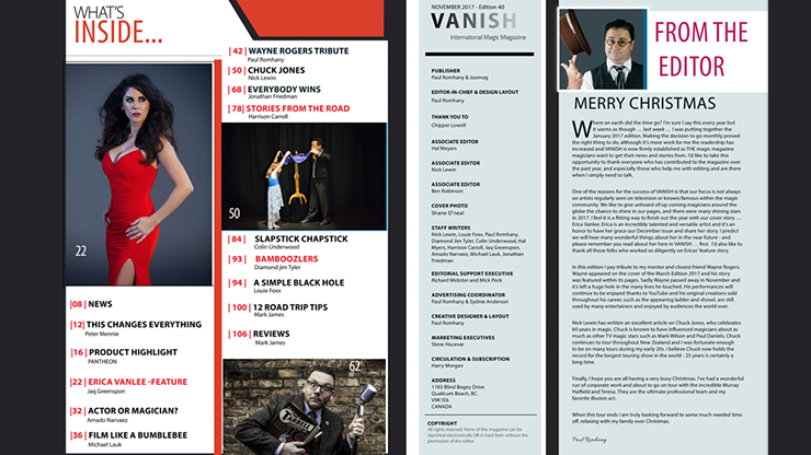 Vanish Magazine #40 eBook DOWNLOAD