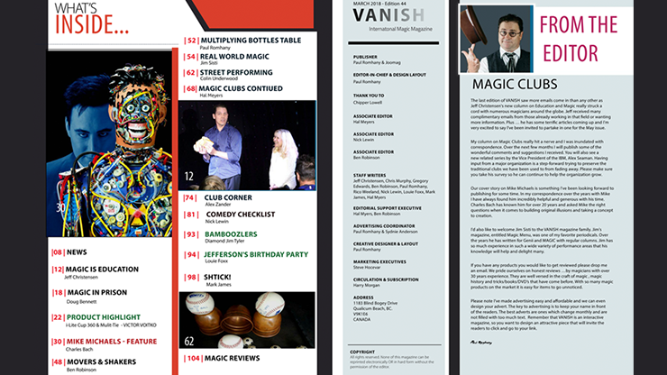 Vanish Magazine #44 eBook DOWNLOAD