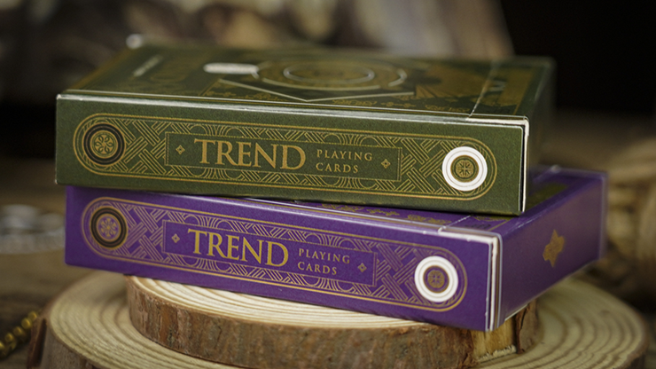 Trend (Purple) Playing Cards by TCC