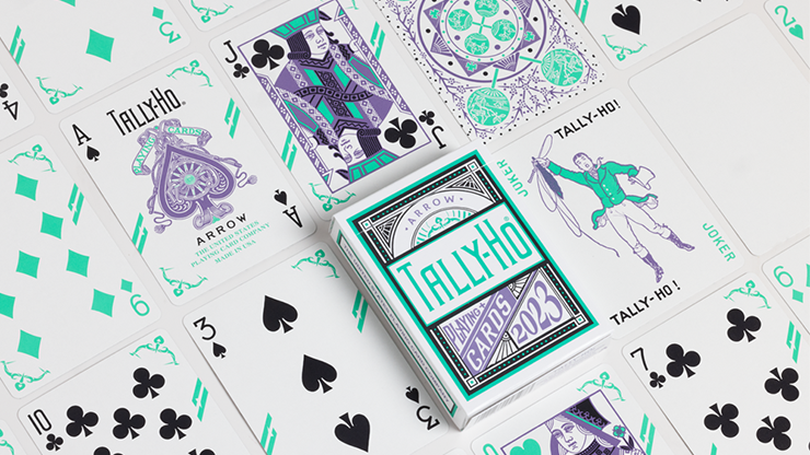 Tally Ho Fan Back Arrow Playing Cards by US Playing Card Co.