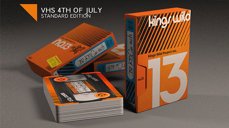 1982 VHS-4th of July Playing Cards by Kings Wild Project