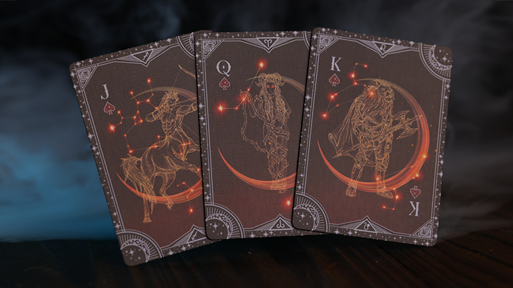 Warriors of the Stars:  Zodiac Playing Cards (Night Blue) by Blue Moon Co.