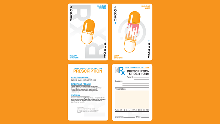 PRESCRIPTION Playing Cards