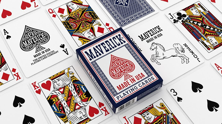 Maverick Made in the USA (Blue) Playing Cards