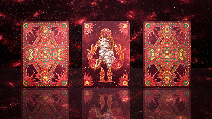 Zodiac (Aries) Luminous Edition Playing Cards by TCC