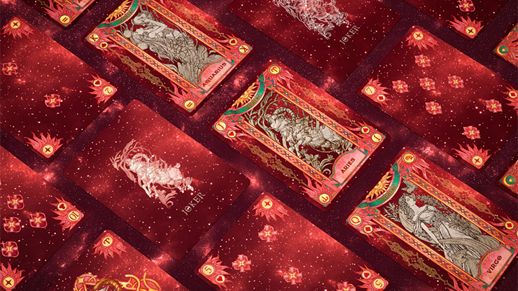 Zodiac (Aries) Luminous Edition Playing Cards by TCC
