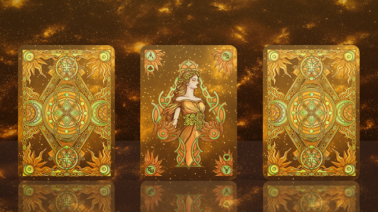 Zodiac (Virgo) Luminous Edition Playing Cards by TCC
