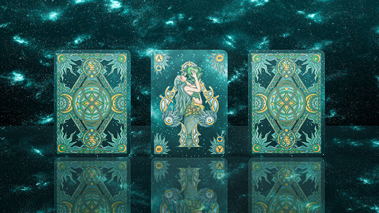 Zodiac (Aquarius) Luminous Edition Playing Cards by TCC