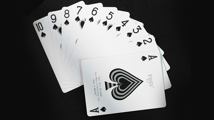 Yuci Silver Playing Cards by TCC