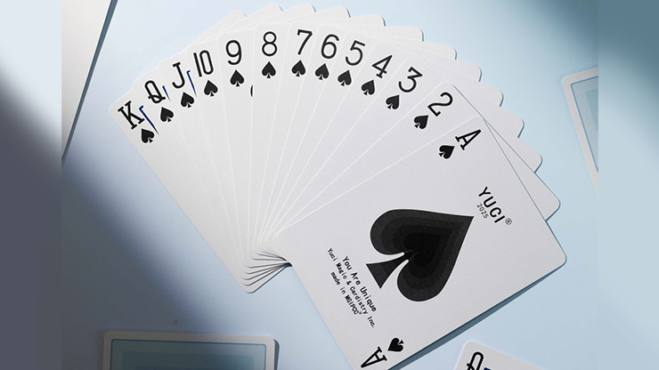 Yuci Morandi Blue 5th Playing Cards by TCC