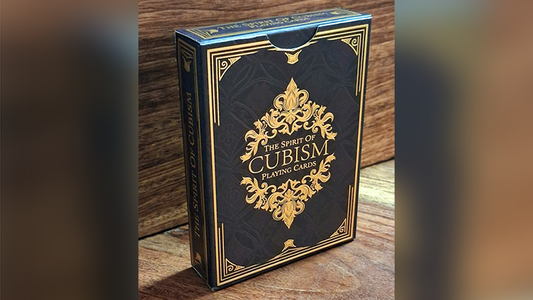 The Spirit of Cubism (Dark Black) Playing Cards