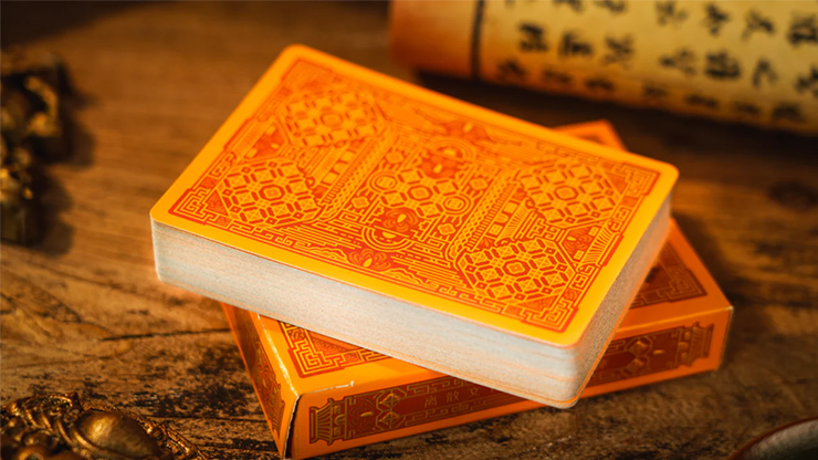 Ancient Relics Seat Playing Card by 52 Muse (Orange)