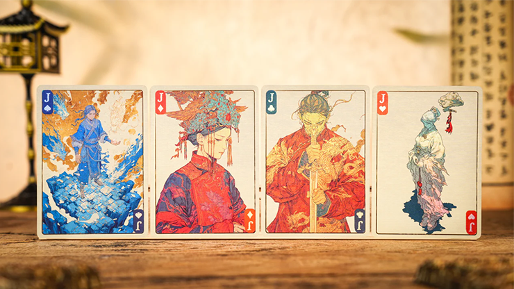 Ancient Relics Seat Playing Card by 52 Muse (Orange)