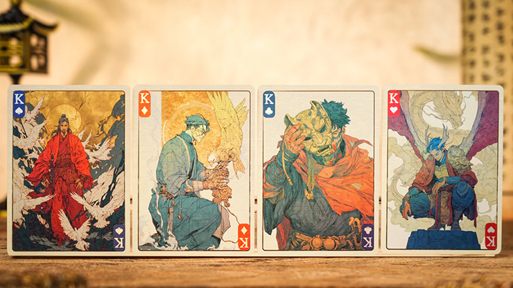 Ancient Relics Seat Playing Card by 52 Muse (Orange)