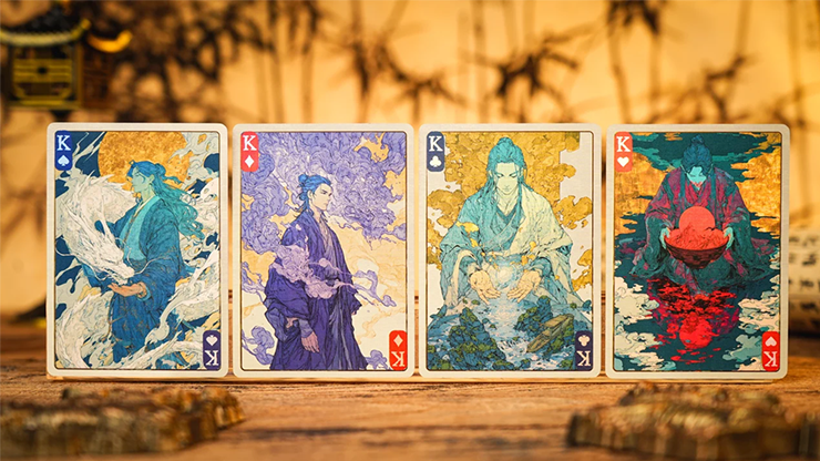 Ancient Relics Gem Playing Card by 52 Muse (Pink)