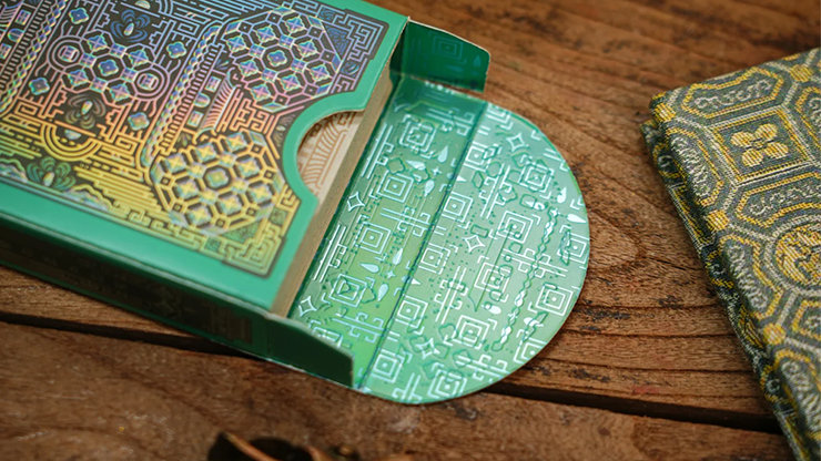 Ancient Relics Culture Playing Card by 52 Muse (Teal)
