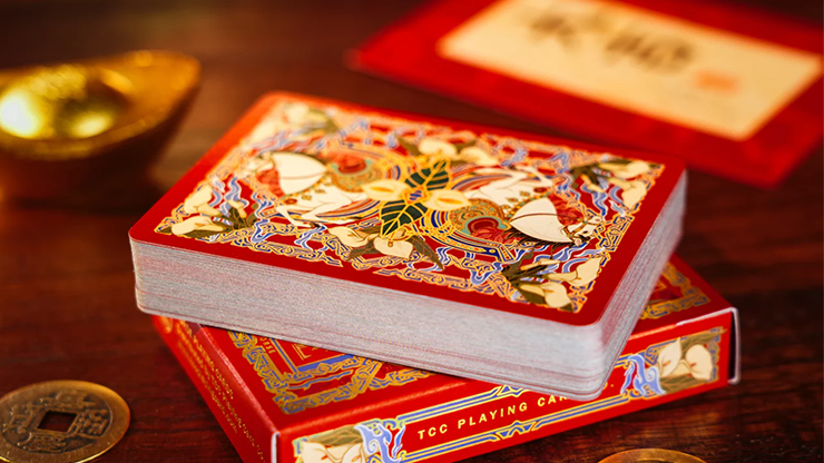 Year of the Horse (Red) Playing Cards by TCC Fashion