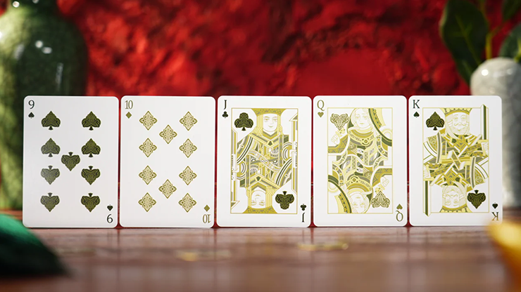 Year of the Horse (Green) Playing Cards by TCC Fashion