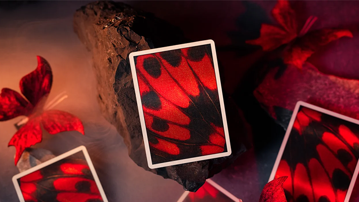 Morpho V2 (Carmine) Playing Cards by TCC Fashion