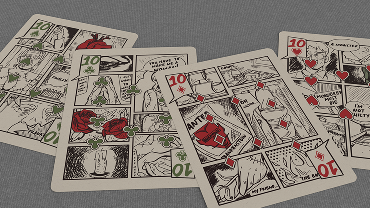 Frankenstein Series Comic Edition (Gilded) Playing Cards