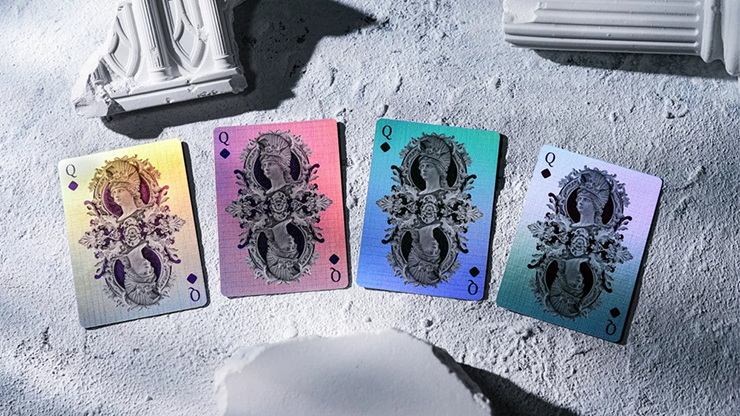 Alabaster Athena HOLO Playing Cards by TCC Fashion
