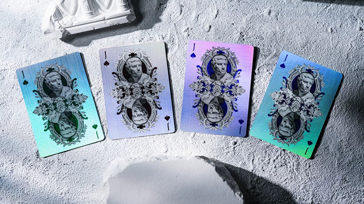Alabaster Michelangelo HOLO Playing Cards by TCC Fashion
