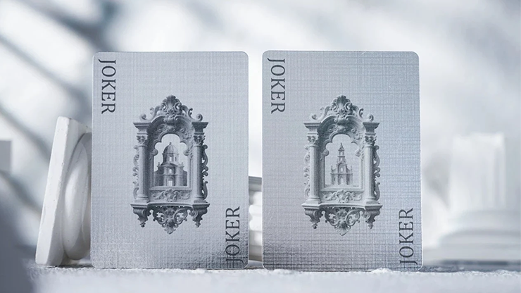 Alabaster Michelangelo Luxury Playing Cards by TCC Fashion