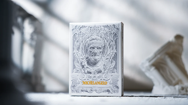 Alabaster Michelangelo Luxury Playing Cards by TCC Fashion