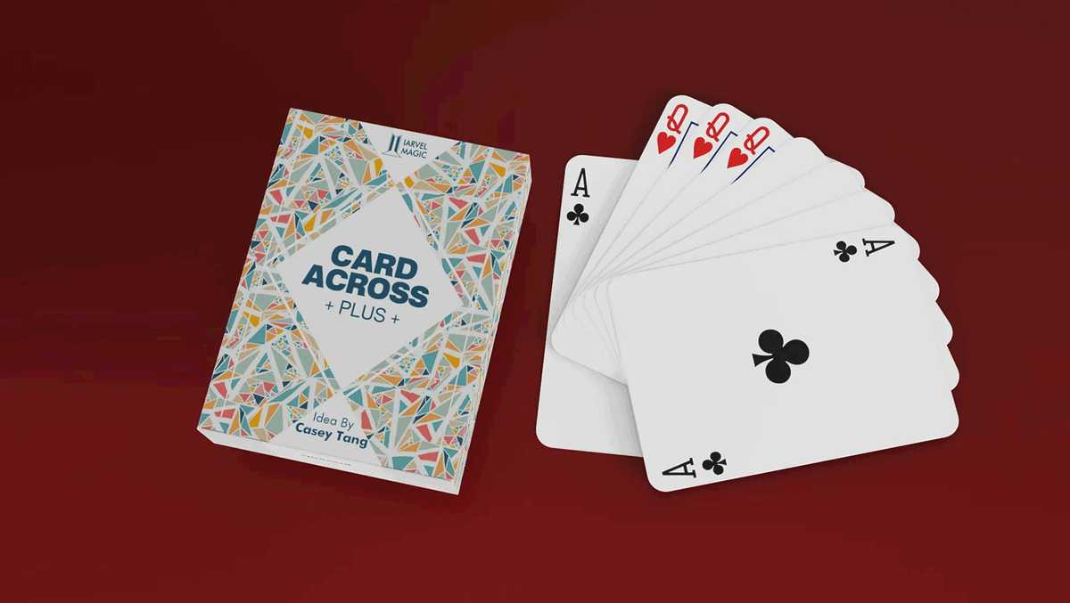 Card Across Plus by IARVEL MAGIC (Red)