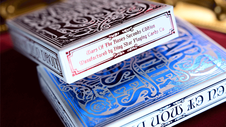 Wars of the Roses (Blue Tuck-2nd Edition Edge-dyed) Playing Cards