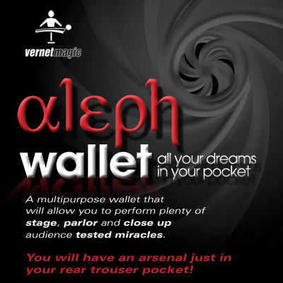 Aleph Wallet (Gimmick and Online Instructions) by Vernet Magic