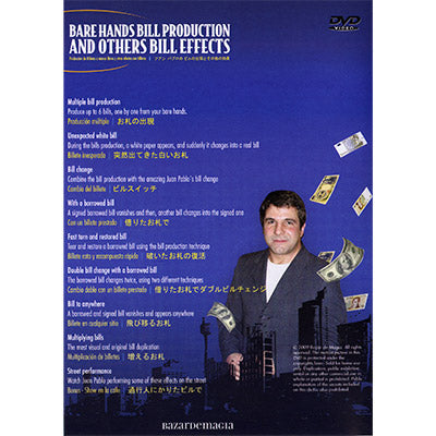 Bare Hands Bill Production and Other Bill Effects (incl. Gimmicks) by Juan Pablo - DVD