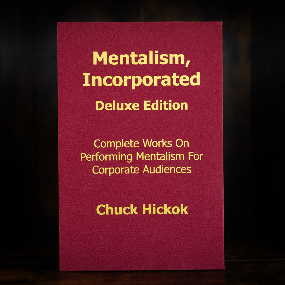 Mentalism Incorporated by Chuck Hickok